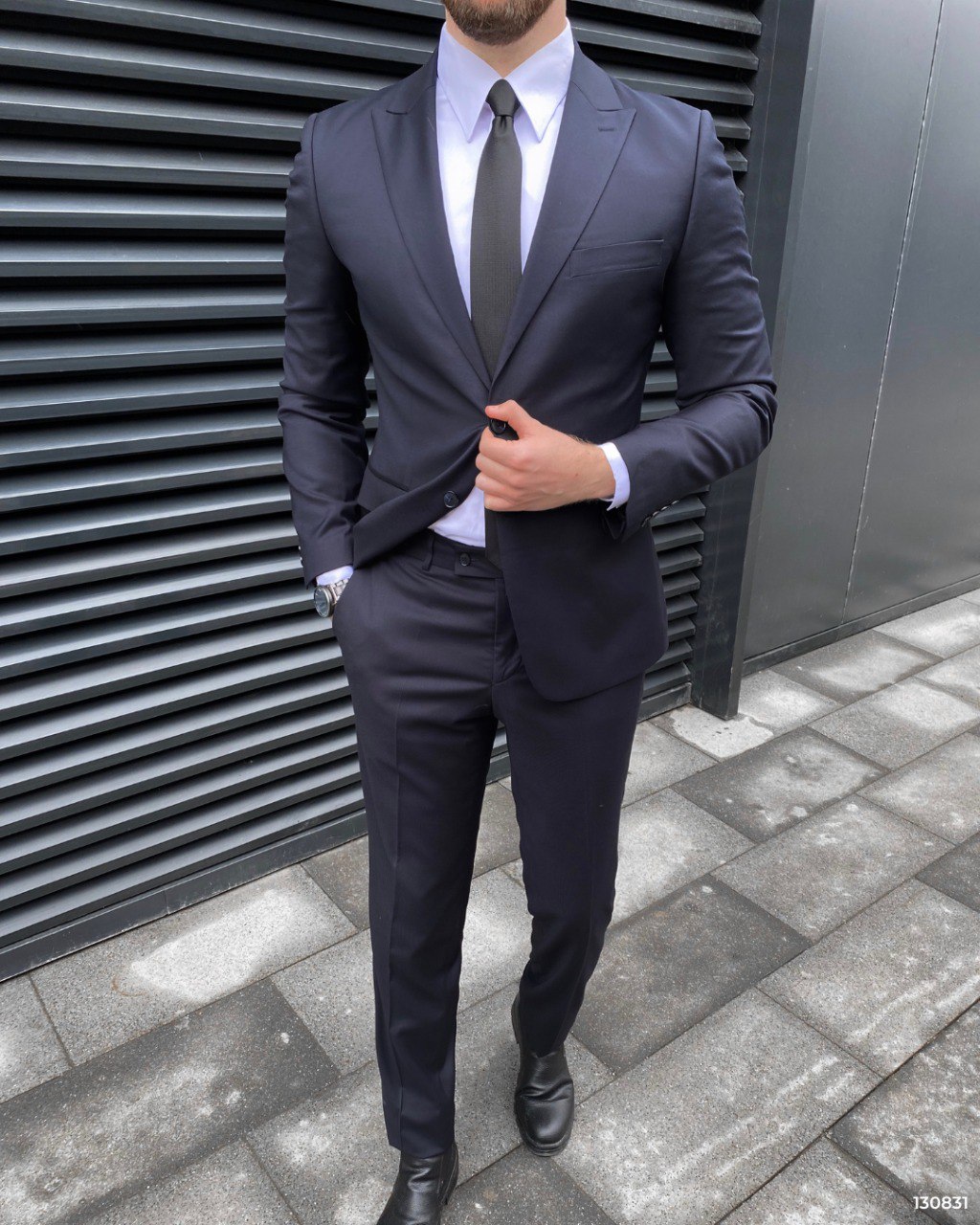 Подборка синих классических костюмов 💙